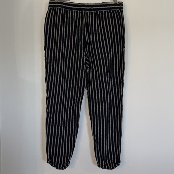 Ellen Tracy Linen Striped Pants Size Medium - Picture 6 of 7